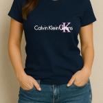 T-shirt imprimé CK Jeans bleu marine