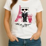 T-shirt imprimé Karl nBlanc Paris