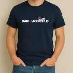 T-shirt imprimé Karl marine