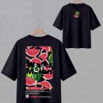 Delle3 Summer fruits T-shirt oversize