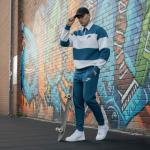 Ensemble Survêtement Bleu rois Bicolore en Molleton Gratté - Confort & Style