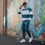 Ensemble Survêtement Bleu rois Bicolore en Molleton Gratté - Confort & Style