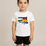 T-shirt Garcon imprimé Tommy blanc